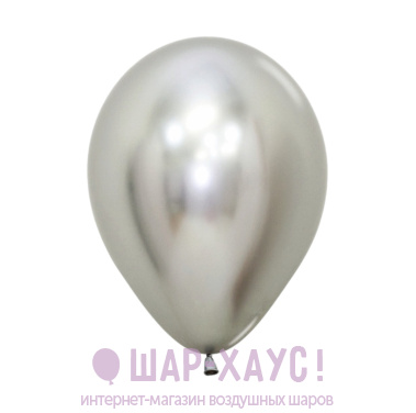 Воздушный шар "Серебро хром" фото