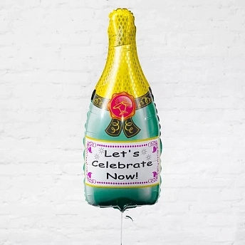 Фольгированный шар "Бутылка шампанского"