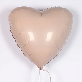 Фольгированное сердце "Мистик Крем"