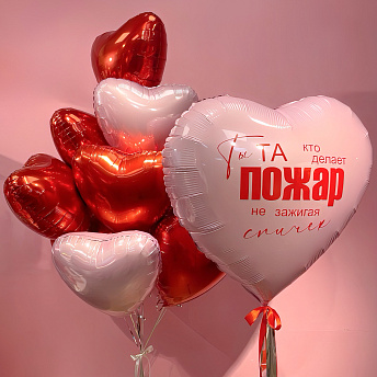 Композиция из шаров "Пожар" 