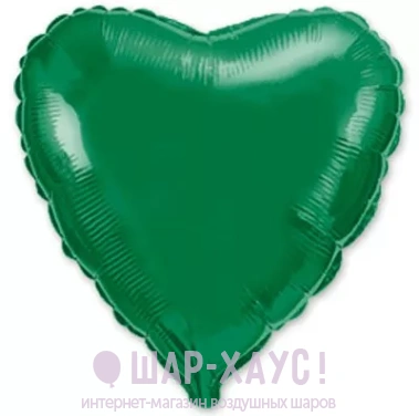 Сердце зеленое фото
