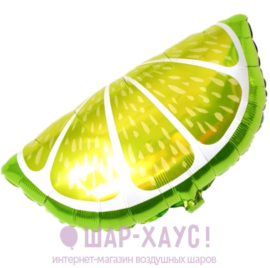 Фольгированная фигура "Долька Лайма" 66 см фото