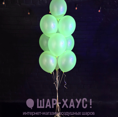 Светящиеся воздушные шары "Желтый Неон" фото