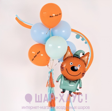 Композиция из шаров "Веселый Компот" фото