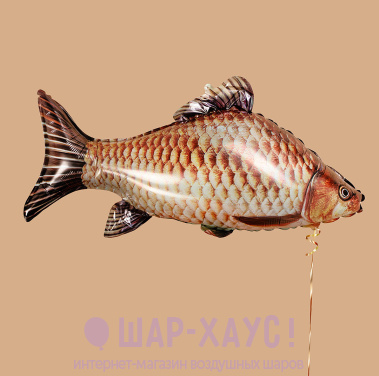 Фольгированная фигура "Рыба" фото