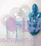 Композиция из шаров "Blue bubbles" 