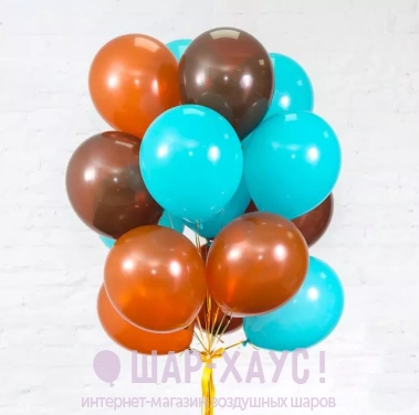 Воздушные шары с гелием "Теплый коктейль" фото