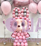 Композиция из шаров "Лабубу Аэромозайка" 