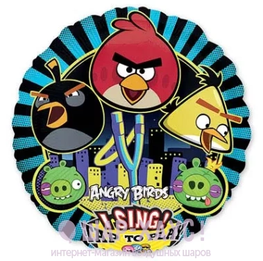 Музыкальный шар "Angry Birds" фото