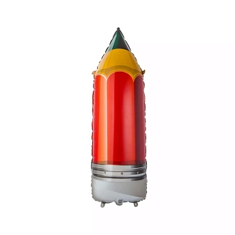 Фольгированный шар с гелием фигура "Красный карандаш"