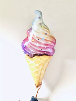 Фольгированная фигура "Рожок мороженого"