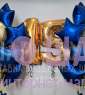 Композиция из шаров "Navy blue" 