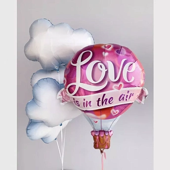 Композиция из шаров "Love is in the air"