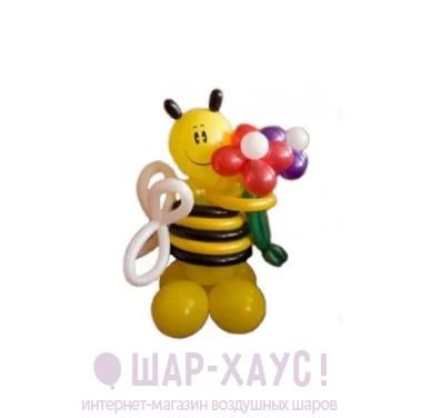 Фигура из шариков "Пчелка Майя" фото