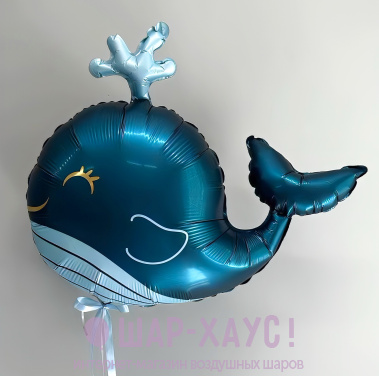 Фольгированная фигура "Веселый кит"   фото