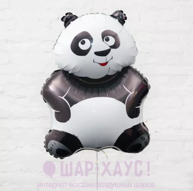 Фольгированный шар "Панда" фото