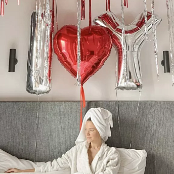 Надпись из шаров "I LOVE YOU"