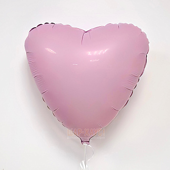 Фольгированное сердце "Розовый фламинго"