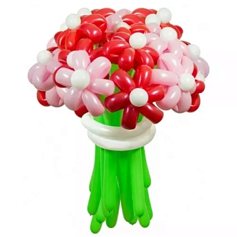 Цветы из воздушных шаров "Сакура"