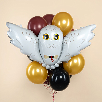 Букет из шаров "Полярная сова"