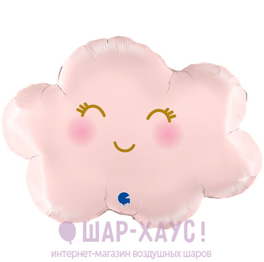 Фольгированная фигура "Облако розовое" 61 см фото