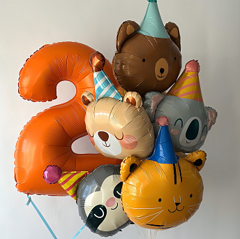 Композиция из шаров "Добрые друзья" 