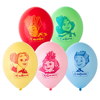Воздушные шары с гелием "Фиксики Комиксы" 