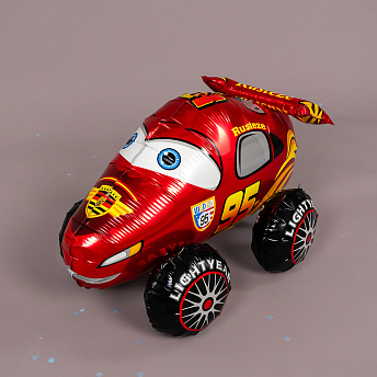 Напольный 3D шар "Тачка"