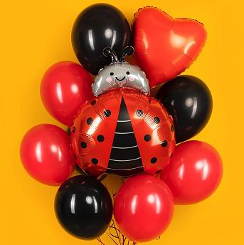 Букет из шаров "Божья коровка"