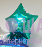 Фольгированная звезда "Зеленый Голография"