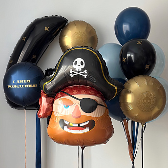 Композиция из шаров "Пират" 