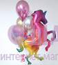 Композиция из шаров "Радужный единорог"