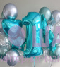 Воздушный шар "Тиффани хром"