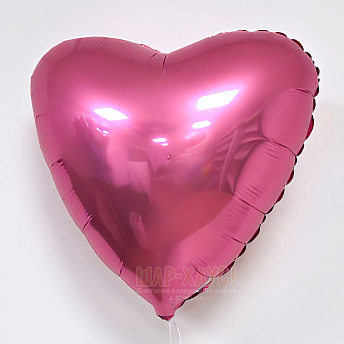 Фольгированное сердце "Мистик Гранат"