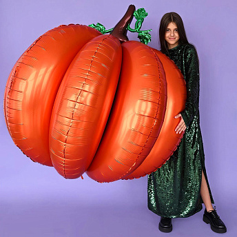 Фольгированная фигура AIR "Большая тыква" 125 см