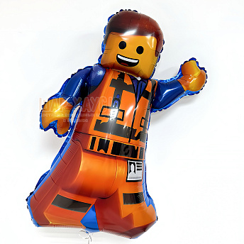 Фольгированная фигура "Лего строитель" 