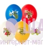 Воздушные шары с многоцветным рисунком "Черепашки Ниндзя"
