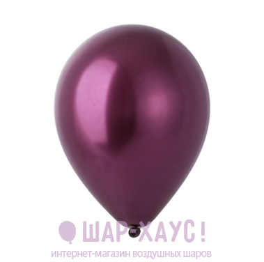Воздушный шар "Вишневый ликер хром" фото