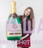 Фольгированный шар "Бутылка шампанского 2"