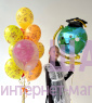 Воздушные шары с гелием "1 сентября осенние"