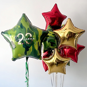 Композиция из шаров "Звездная защита" 