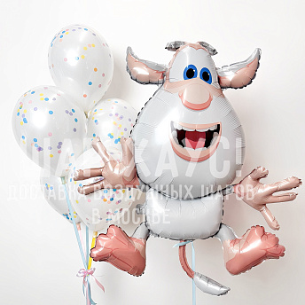 Композиция из шаров "Буба и стеклянные шары" 