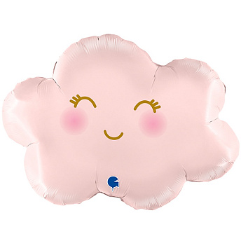 Фольгированная фигура "Облако розовое" 61 см
