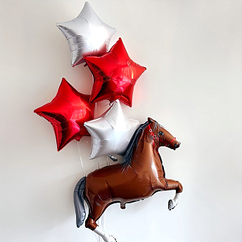Композиция из шаров "Конь" 