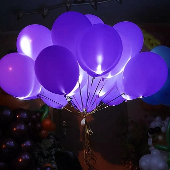 Светящиеся воздушные шары "Фиолетовые"