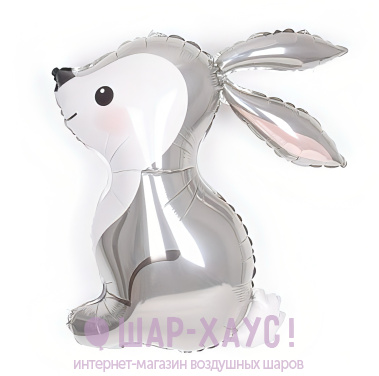 Фольгированная фигура "Лесной зайка" фото