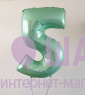 Фольгированные шары цифры "Мятный пастель" 1 шт (102 см)