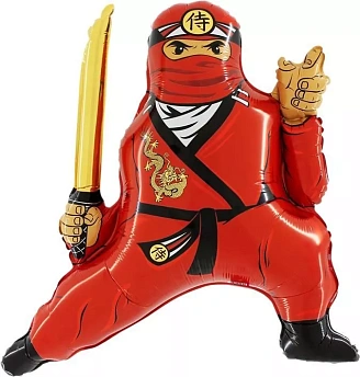 Фольгированная фигура "Ниндзя красный"