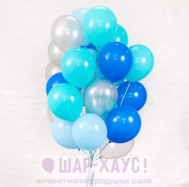 Воздушные шары с гелием "Аква" фото