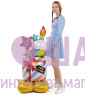 Фольгированная фигура AIR "HB Кекс" 124 см